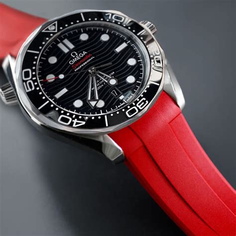 omega watch rubber strap